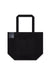 COTTON TOTE BAG WITH PRINT IN BLACK, FW22