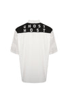 AMERICANO BICOLOR SHIRT WITH EMBROIDERY IN WHITE/BLACK, FW22