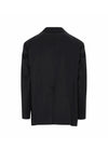 OVERSIZED BLAZER WITH UNIFORM POCKETS AND PRINT IN BLACK, FW22