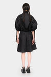 CROPPED BOMBER JACKET W/ ADJUSTABLE SLIDERS IN BLACK, SS23