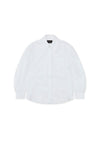 LONG PUFF SLEEVE BUTTON-UP SHIRT IN WHITE, SS23