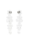 SMALL CLUSTER DRIP EARRING IN CLEAR, AW22-23