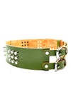 PAINTED PRODIGY BELT IN GREEN