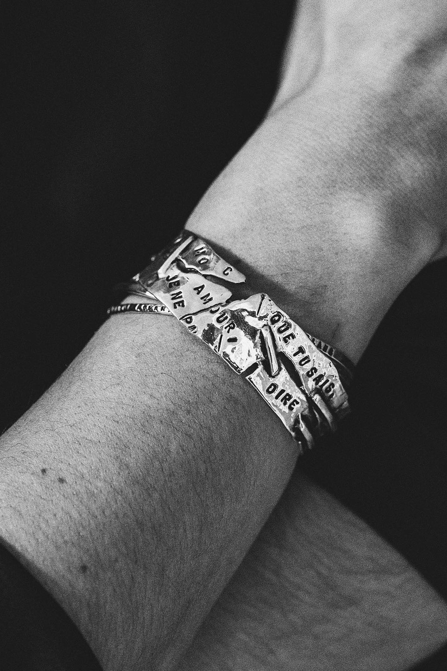 BRACELET FRAGMENTS ARGENT