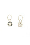 BOUCLE D&#39;OREILLE MIRROIR ARGENT