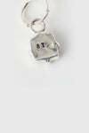 BOUCLE D&#39;OREILLE MIRROIR ARGENT