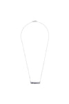 COLLIER PLAQUE &#39;AIMER&#39; ARGENT