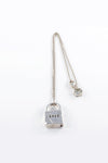 PENDENTIF CADENAS + MIROIR ARGENT