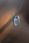 PENDENTIF TICKET ARGENT