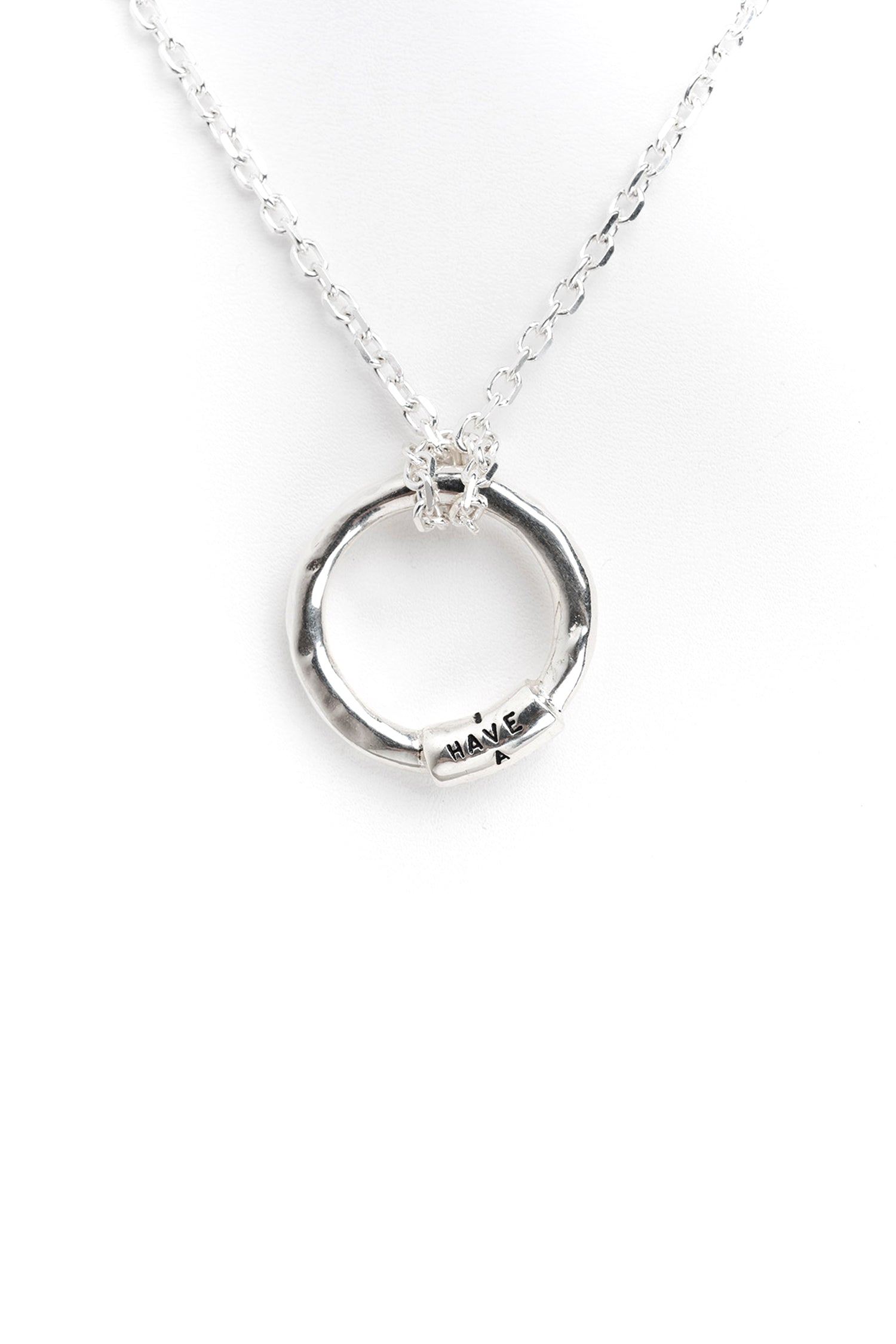 PENDENT "I HAVE A DREAM" ARGENT