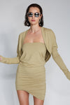 CAPULET BOLERO IN DUNE, S23