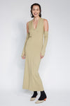 CURVE DRESS IN DUNE, S23