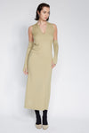 CURVE DRESS IN DUNE, S23