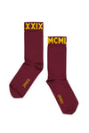 ROMAN SOX IN MAROON, S23