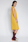 SHIFT DRESS IN OCHRE, S23