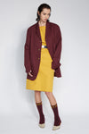 SHIFT DRESS IN OCHRE, S23