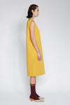 SHIFT DRESS IN OCHRE, S23