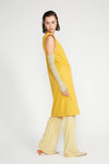 SHIFT DRESS IN OCHRE, S23