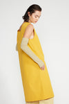 SHIFT DRESS IN OCHRE, S23