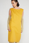 SHIFT DRESS IN OCHRE, S23