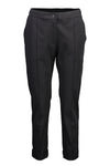 CIGARETTE TROUSER IN BLACK TWILL, S22