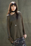 RAGLAN TOP IN OLIVE, S22