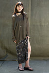RAGLAN TOP IN OLIVE, S22