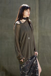 RAGLAN TOP IN OLIVE, S22