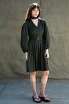 RAPP PARTY DRESS IN FOREST, S22