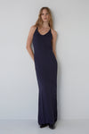 T-BAR GOWN IN LAPIS, S24