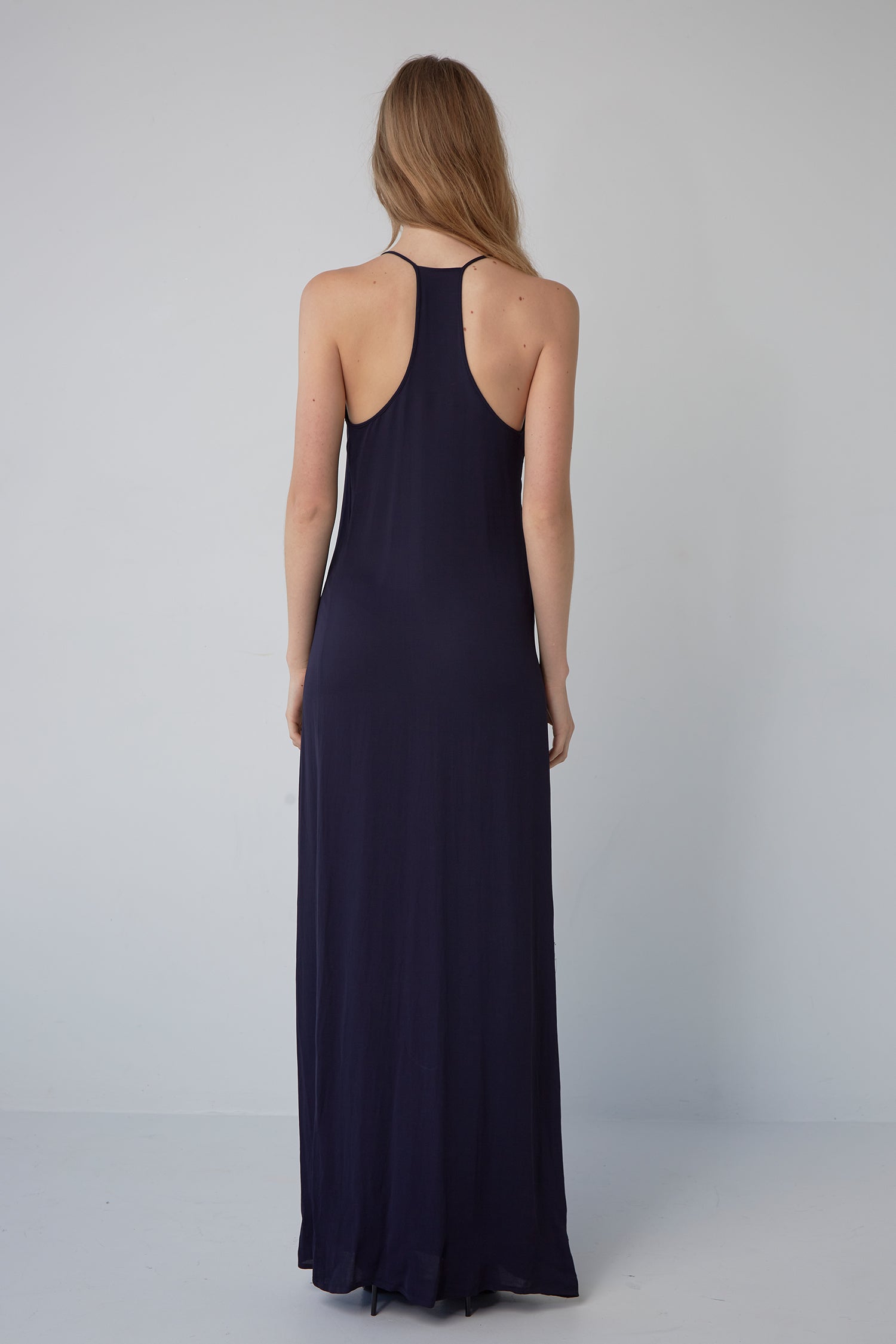 T-BAR GOWN IN LAPIS, S24