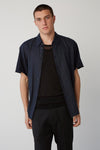 BOWLING SHIRT IN MARINE, S24