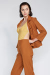 DRESS JACKET IN TERRACOTTA, S23