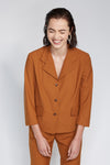 DRESS JACKET IN TERRACOTTA, S23