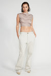 FLARES TROUSER IN PUTTY, S23