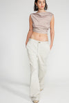 FLARES TROUSER IN PUTTY, S23