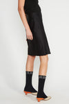 PANEL SKIRT IN EBONY, S23
