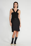 PANEL SKIRT IN EBONY, S23