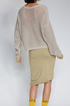 SHORT PULLOVER IN SAND, S23
