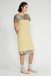 SQUARE DRESS IN YELLOW TILE, S23