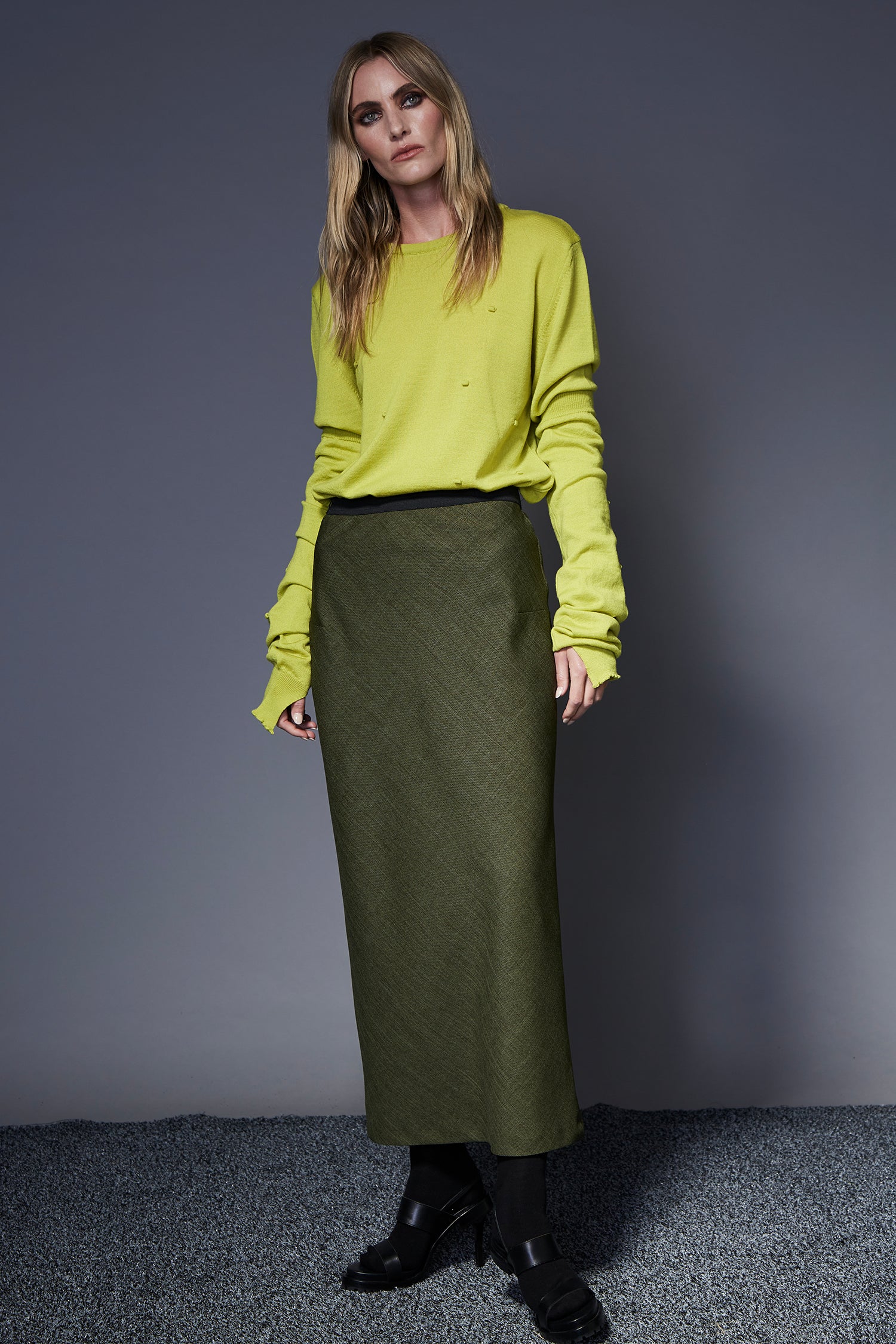 Bias cut skirt top gustav