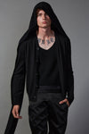 BOBBLE CARDI IN BLACK, W23
