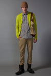 BOBBLE CARDI IN CHARTREUSE,W23