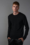 BOBBLE CREW NECK IN BLACK, W23