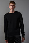 BOBBLE CREW NECK IN BLACK, W23