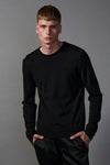 BOBBLE CREW NECK IN BLACK, W23