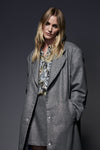 THE BOSS COAT IN SILVERSTREAM, W23