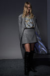 THE BOSS COAT IN SILVERSTREAM, W23