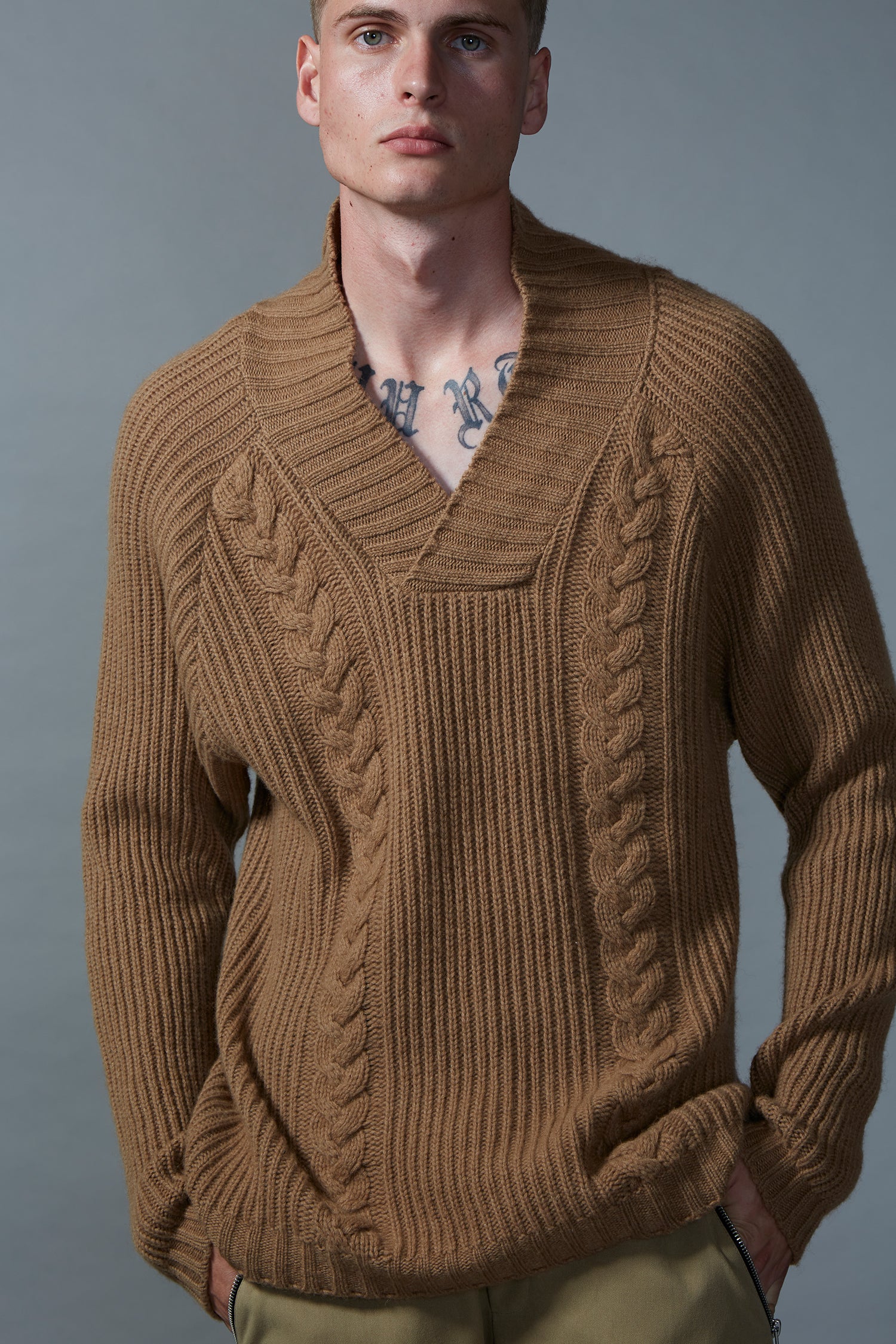 CABLE JUMPER IN CAMEL, W23