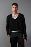RIB VEST IN PANTHER, W23